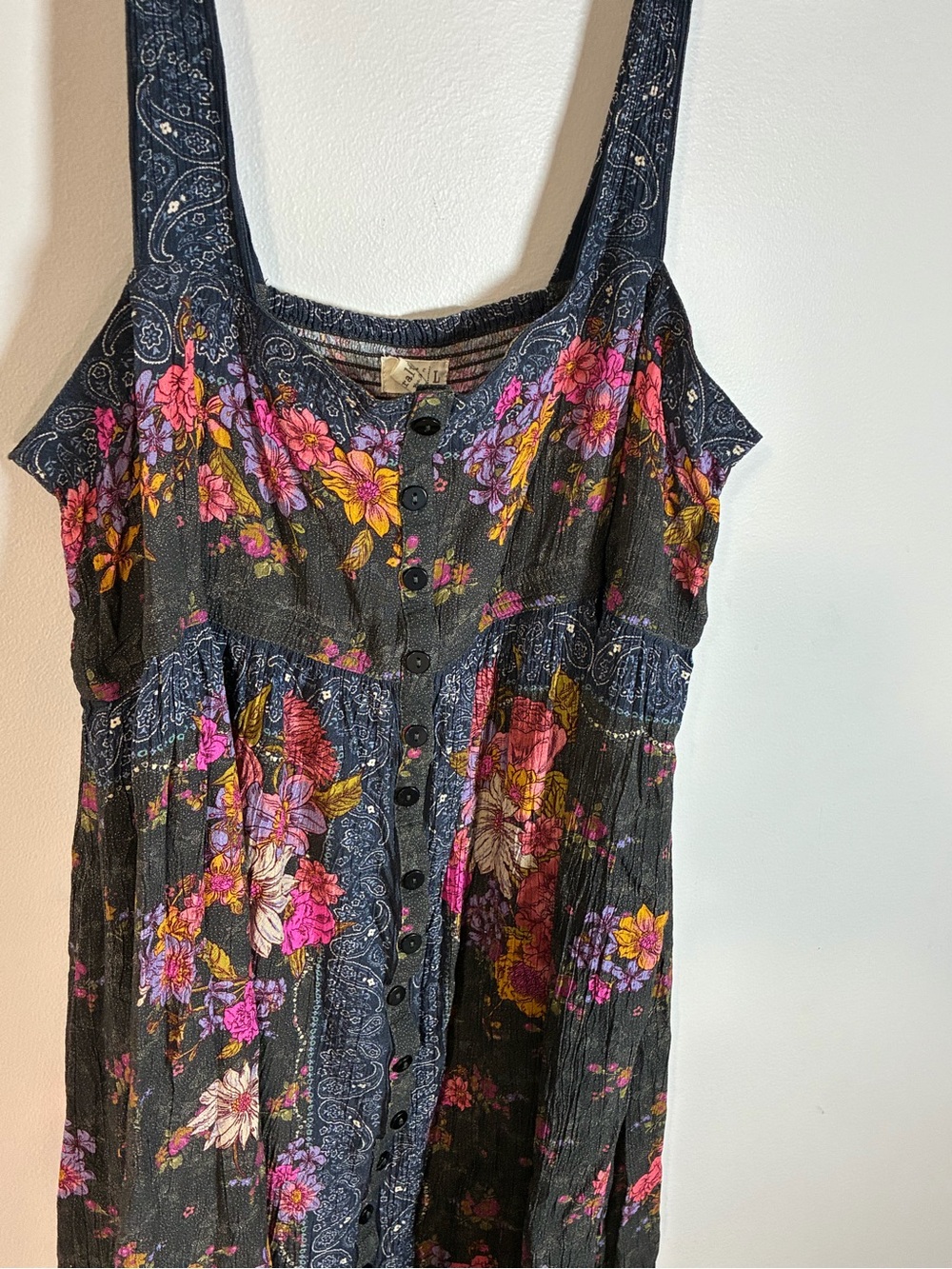 Natural Life Lucy Maxi Dress, Gray / Blue / Pink / Purple, Women’s Large - Picture 4 of 12
